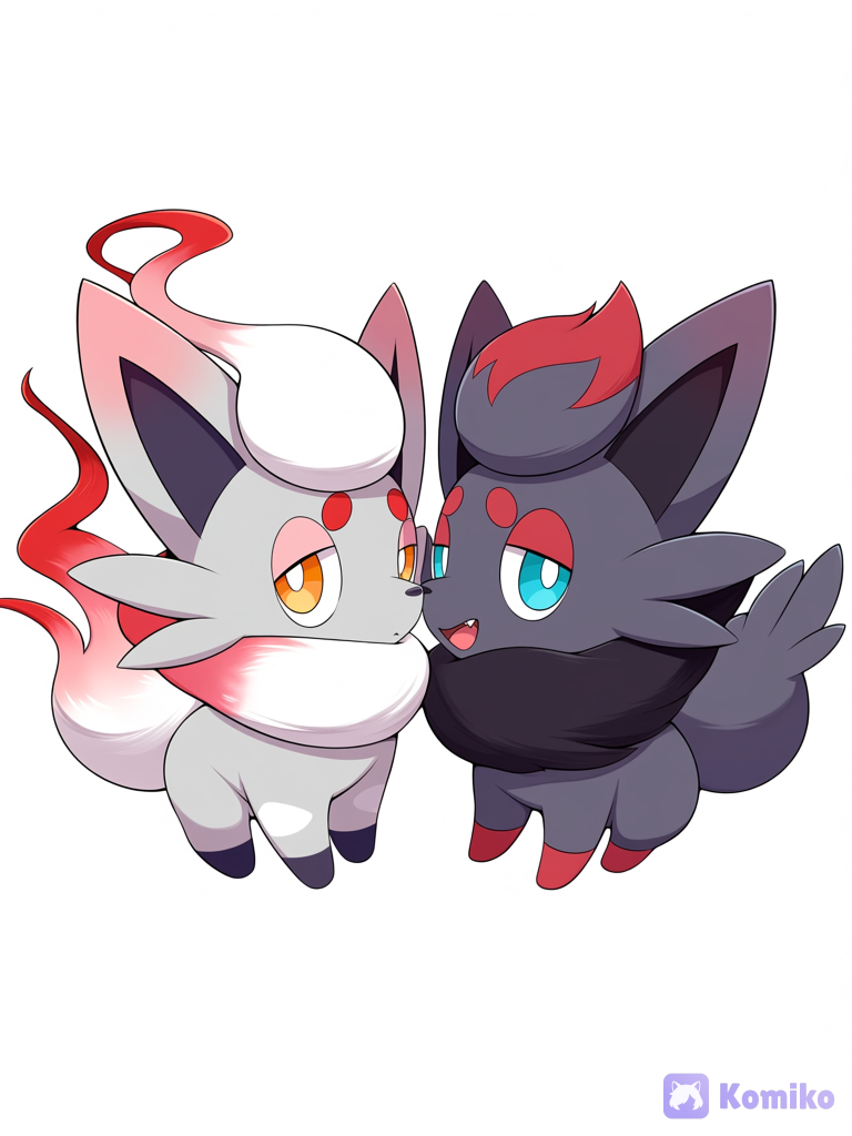 Zorua y Hisuian Zorua