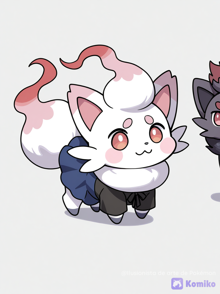 Hisuian Zorua chibi