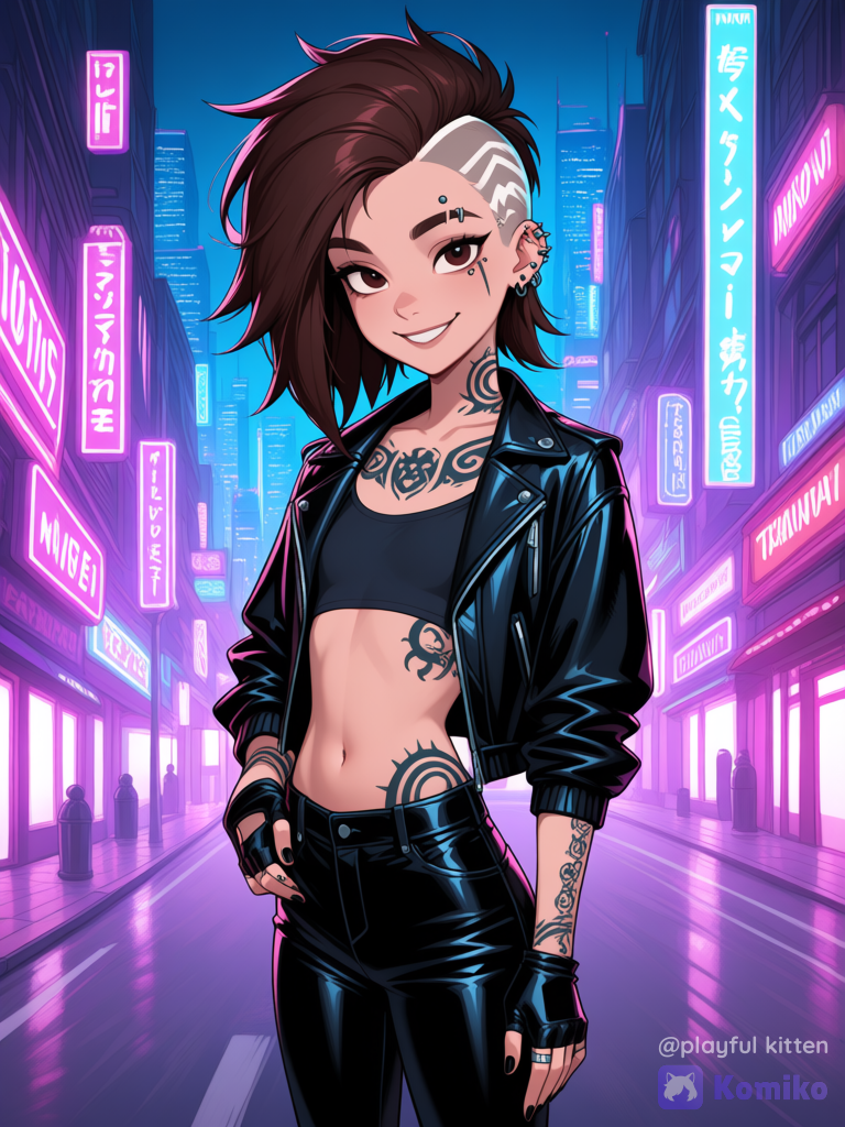 punk-hacker aesthetic