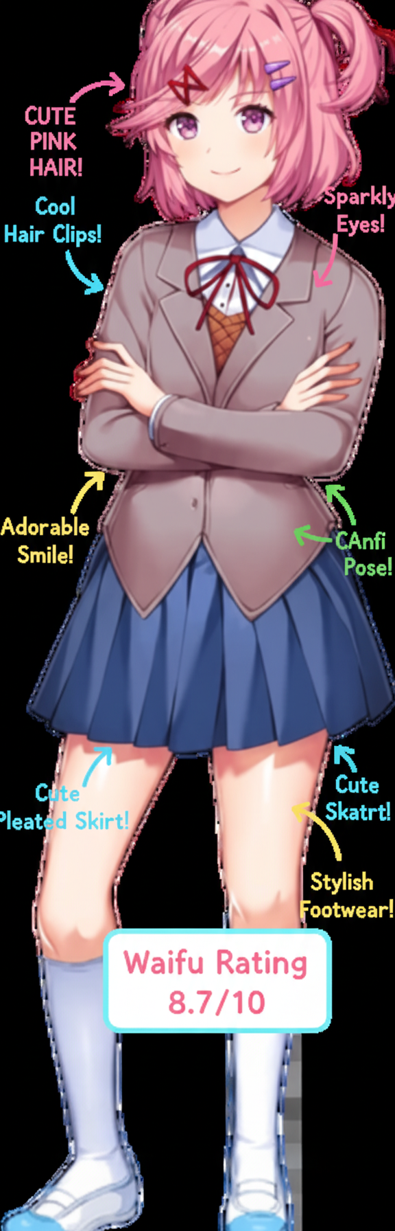 Natsuki Waifu rating 😭