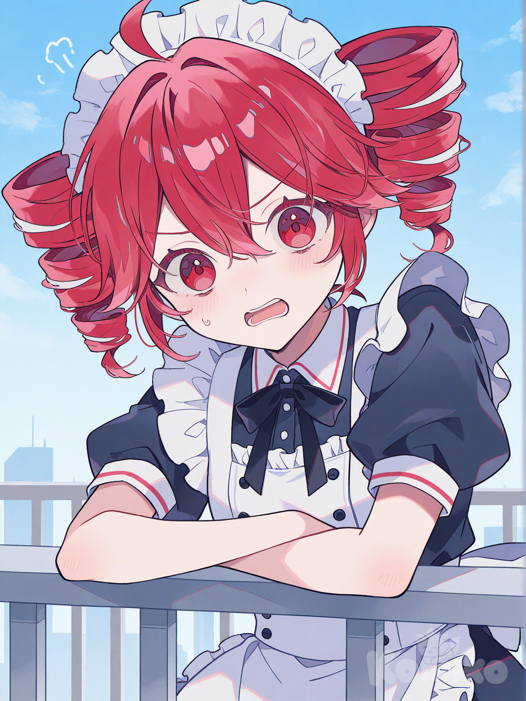 Teto in a maid dress!