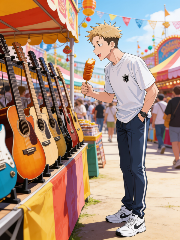 Corn dogs and Guitars