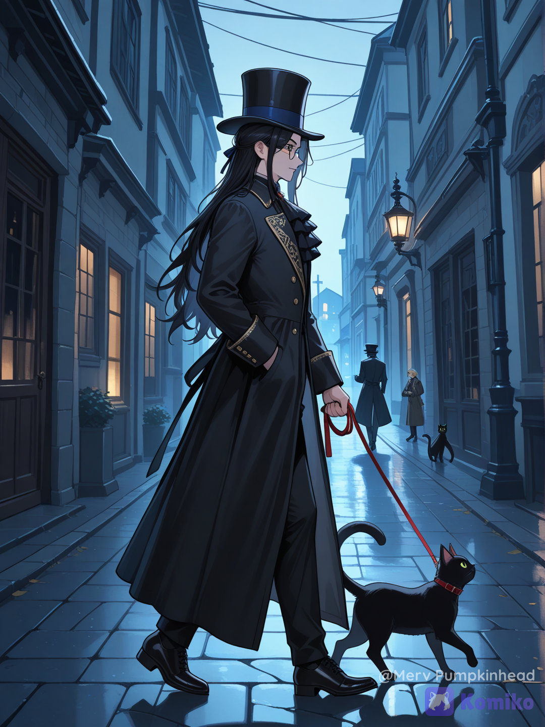 Walking in the streets...