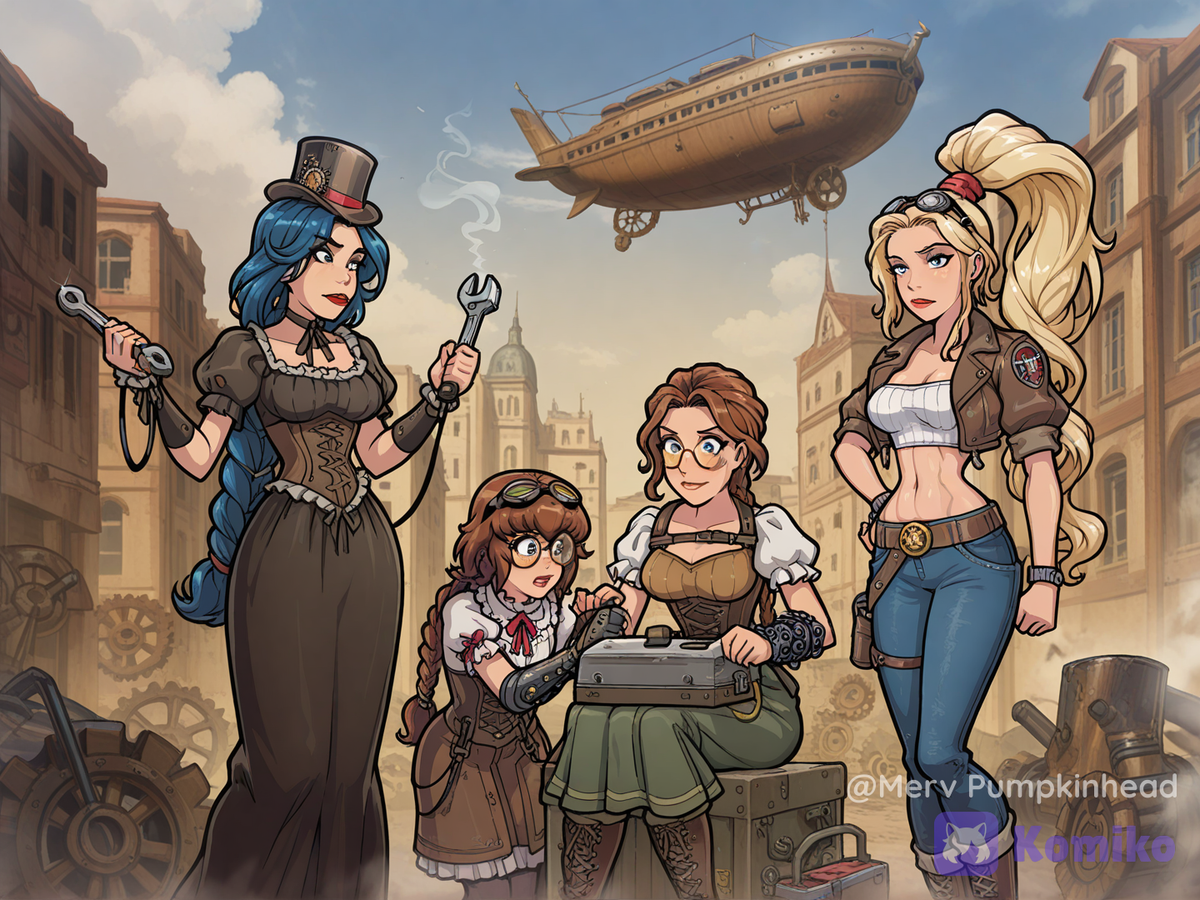 We need go to work, girls....