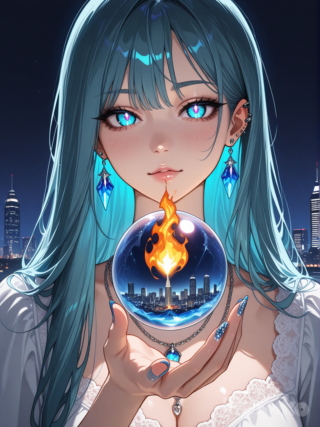 New York's Fire-and-Ice Night