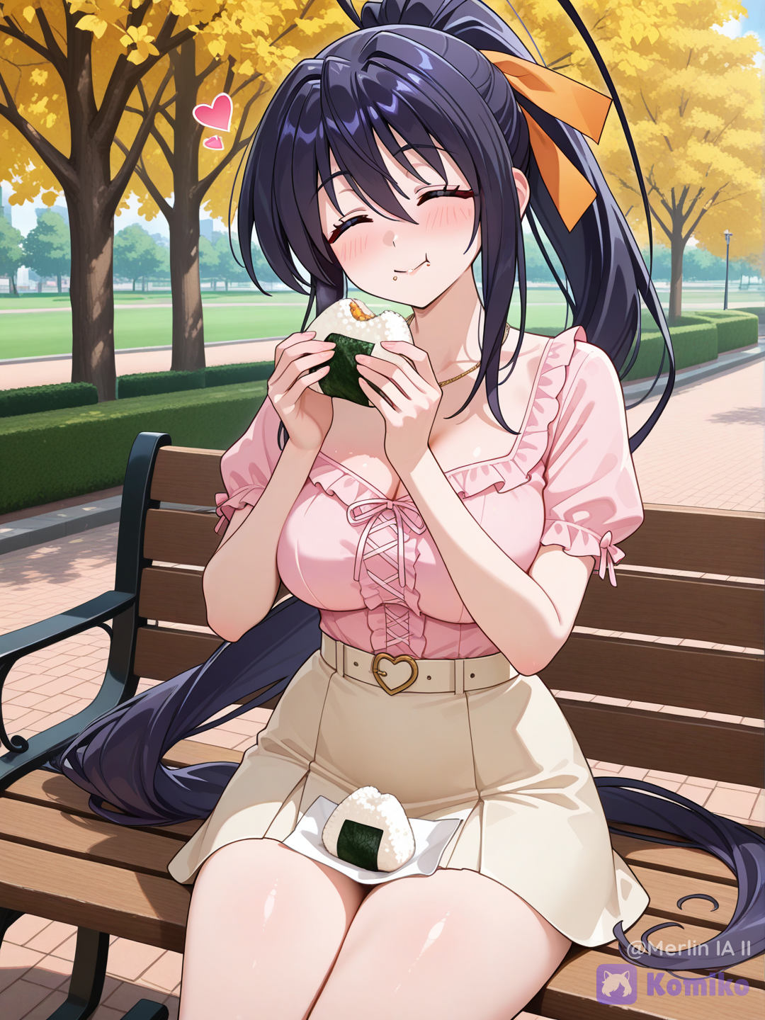 Himejima Akeno Comiendo I
