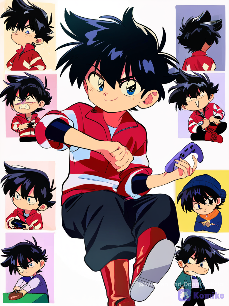 Wedsen and dandi 90s Shoujo style