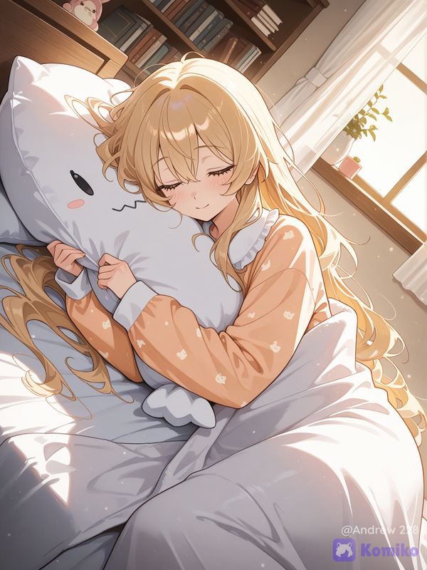 Cozy bed cozy day