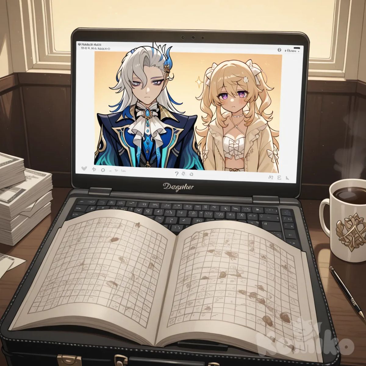 A Split-Scene Image