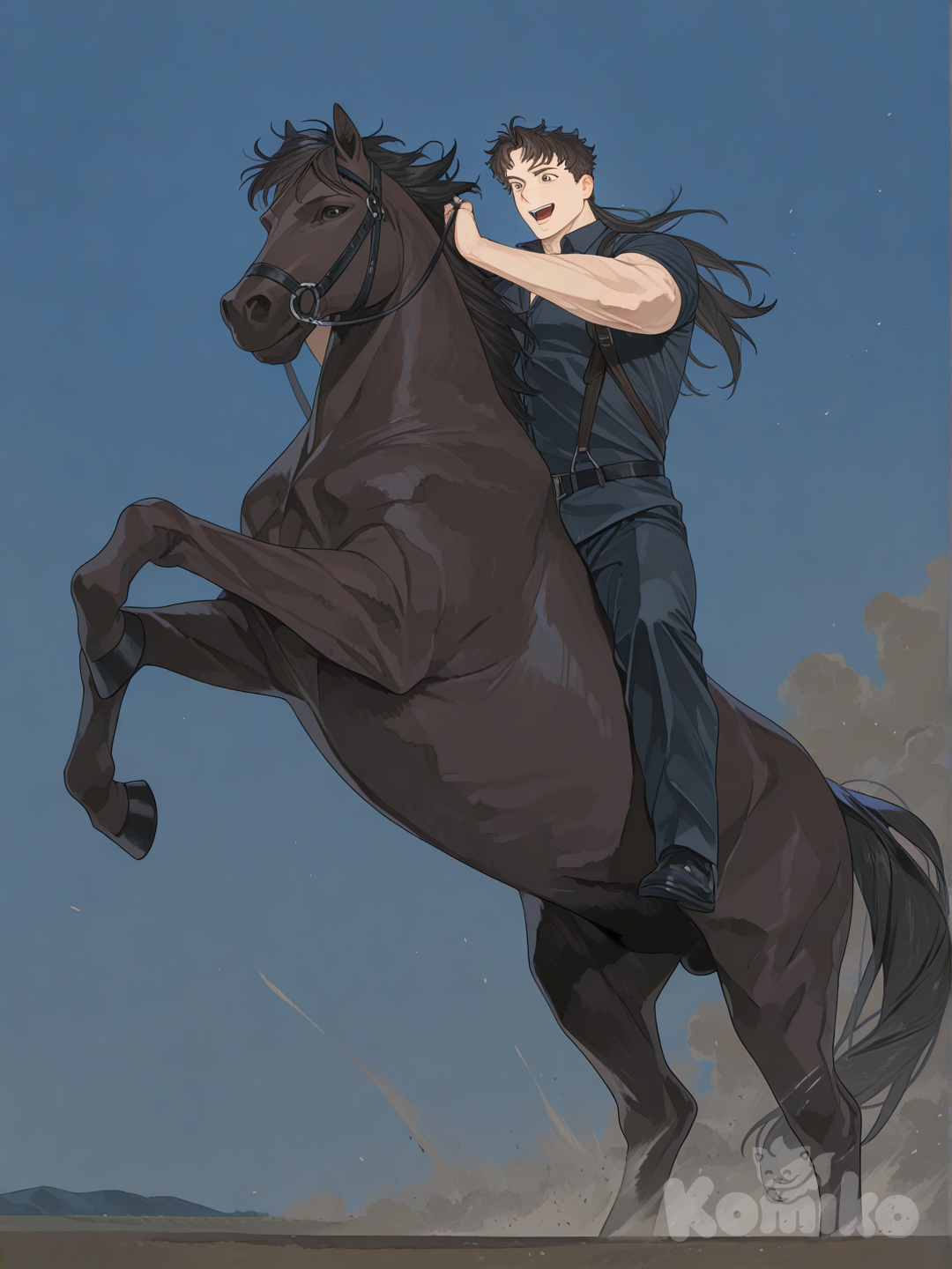 THE HORSE BUCKS 