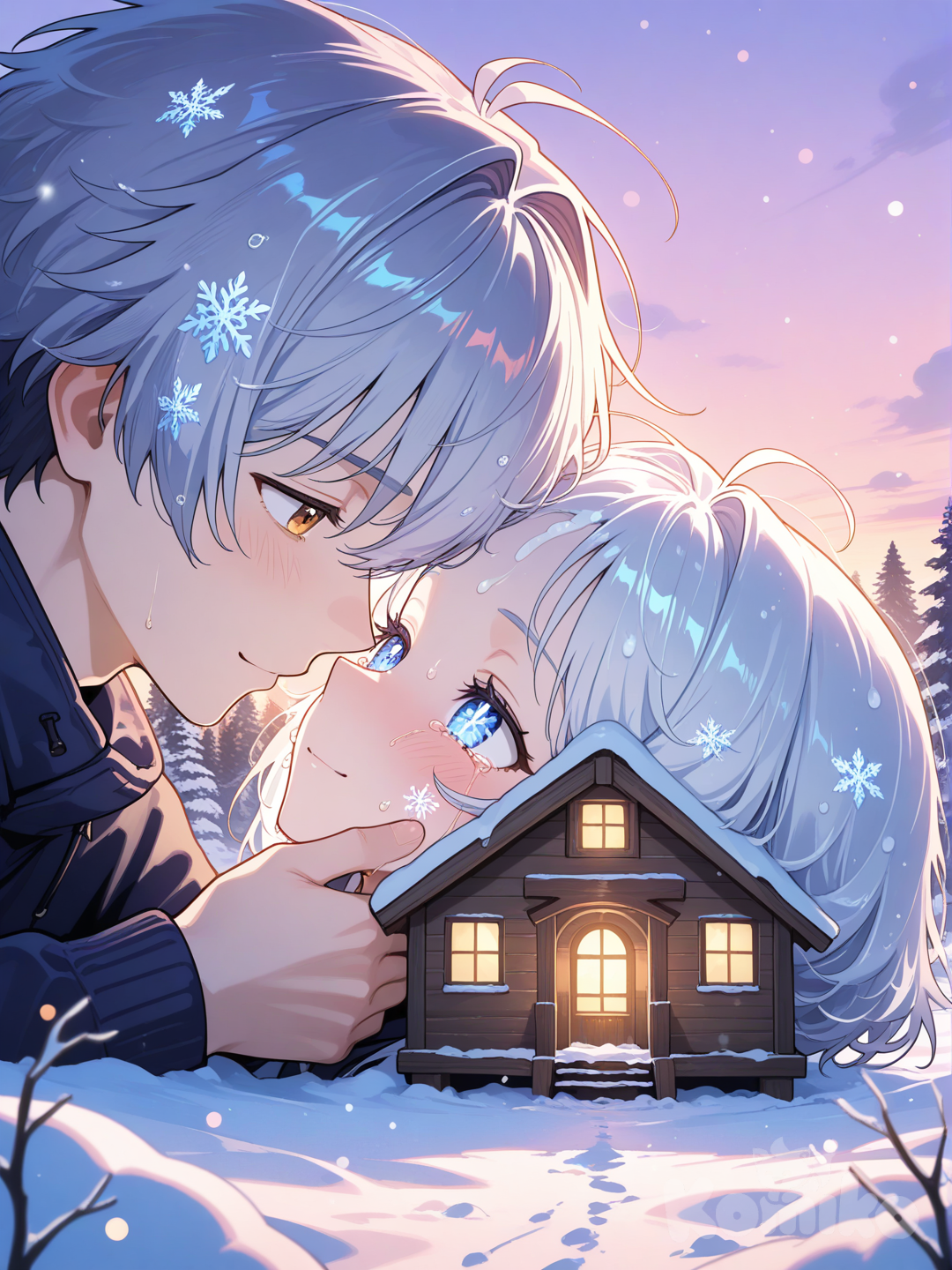 Close UP  Two Lovers
