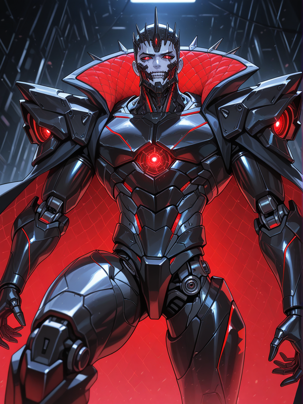 🤖 Dark Cyber Emperor Villain