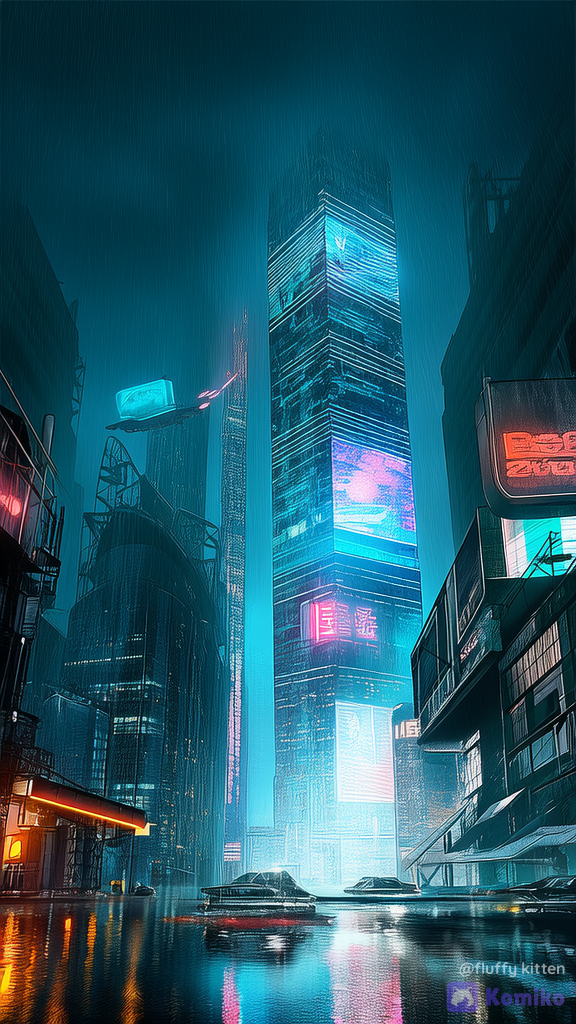 Cyberpunk city