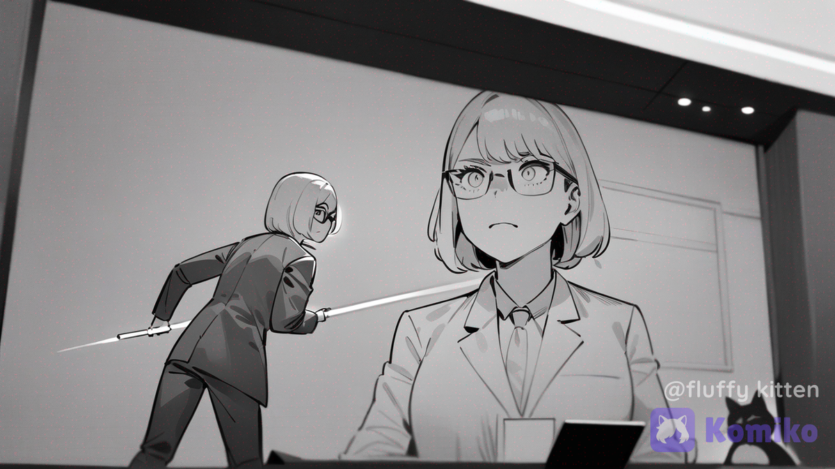 Black And White Manga Style