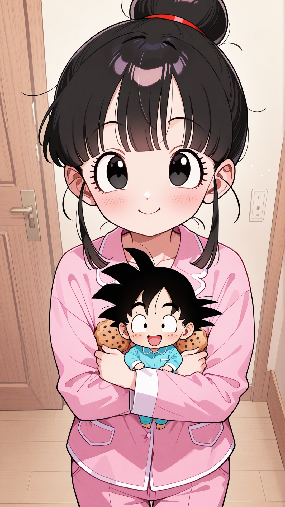 Chibi Chichi and Son Goten