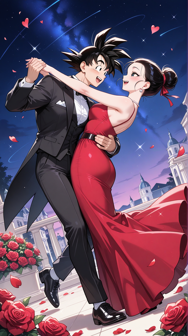 Son Goku & Chichi Romantic Dance