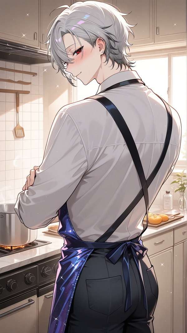 🍳 Handsome man cooking!