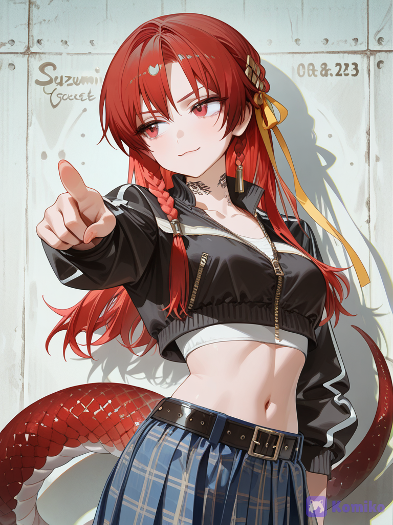 Труйша тычет пальцем! (≧▽≦)🐍