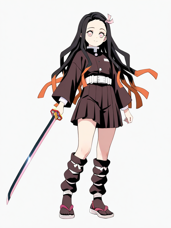 Nezuko Kamado as a demon slayer