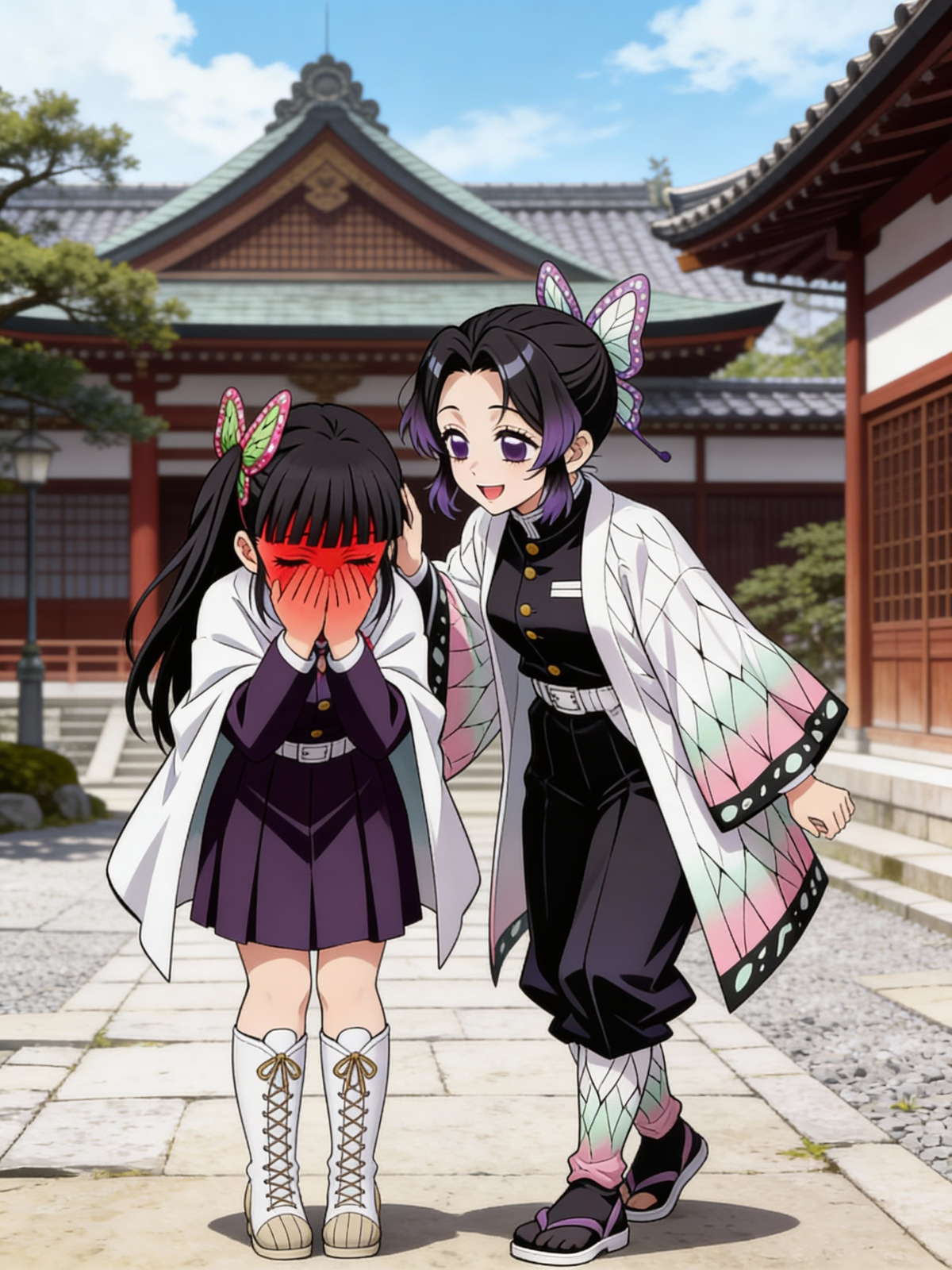 Shinobu Teasing Kanao 