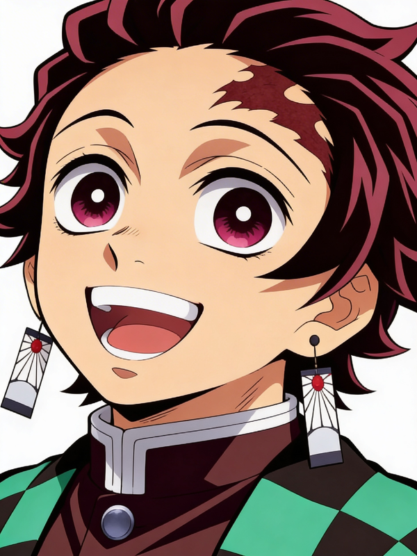 Tanjiro Kamado Smiles