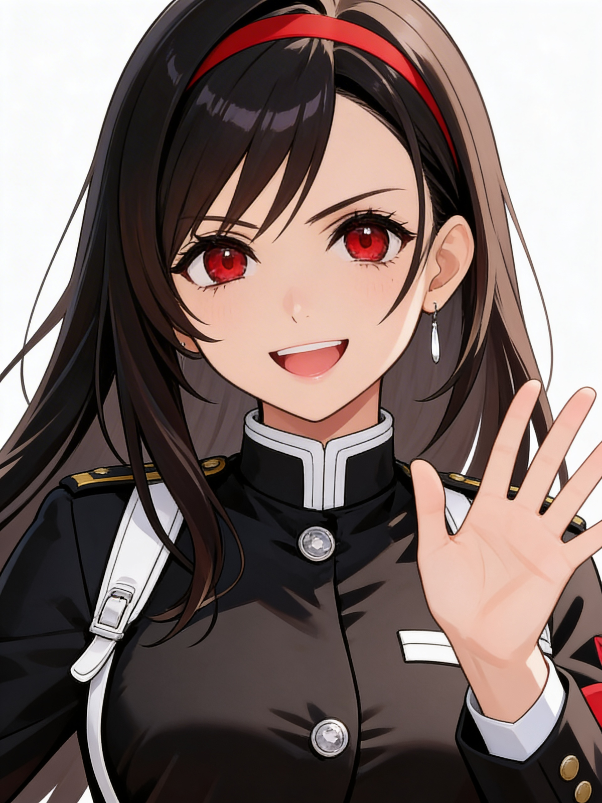 Tifa Waving Hello