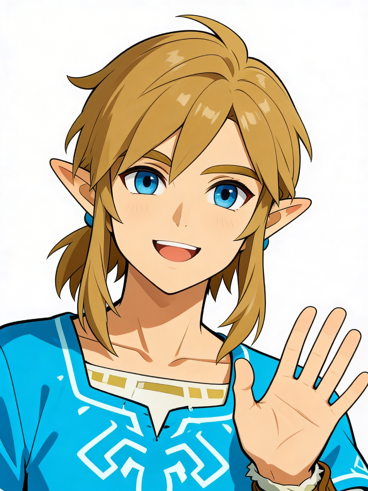 Link Waving Hello 