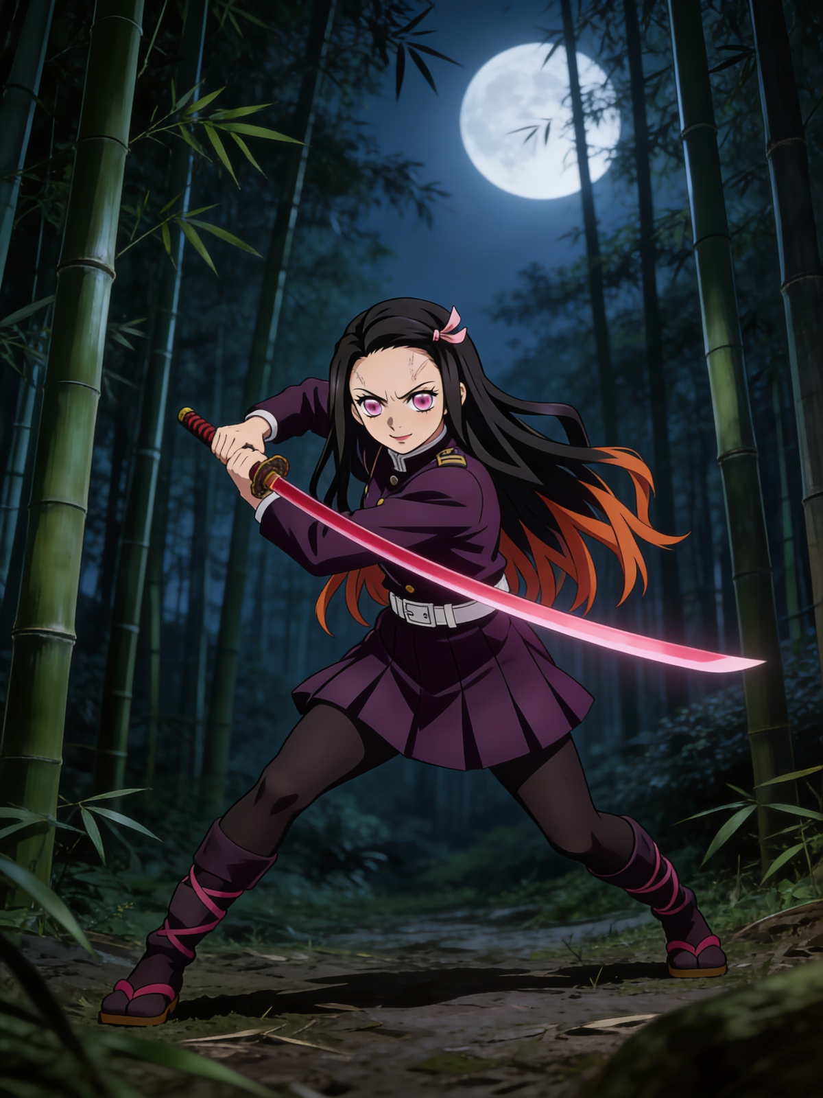 Nezuko prepare for battle!