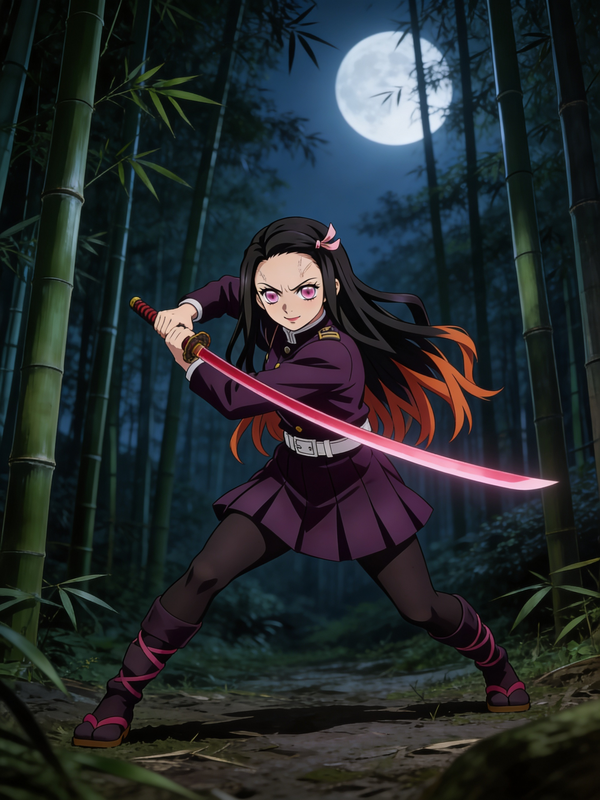 Nezuko prepare for battle!