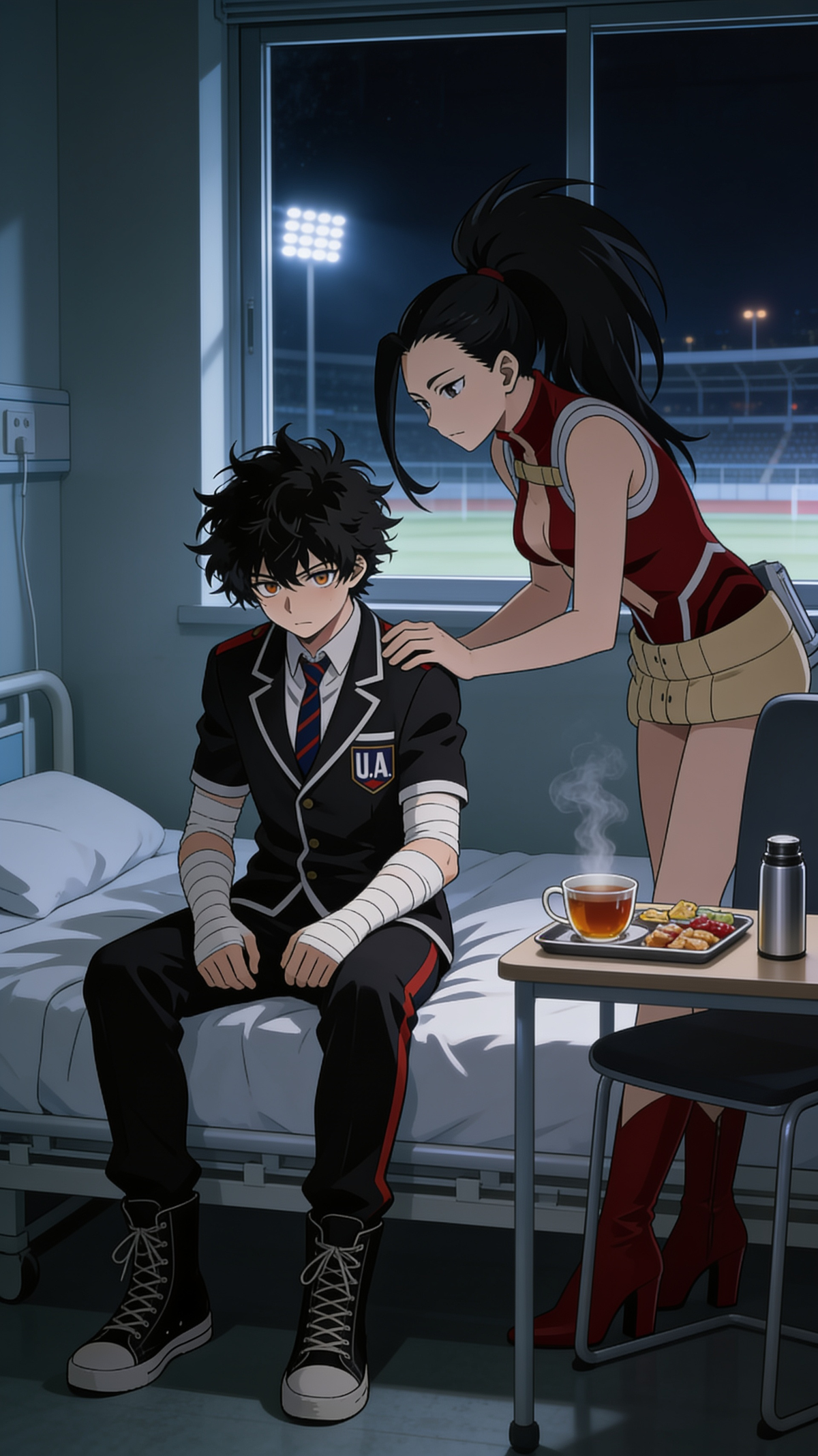Sports Festival Aftermath (KazuMomo Hurt/Comfort)