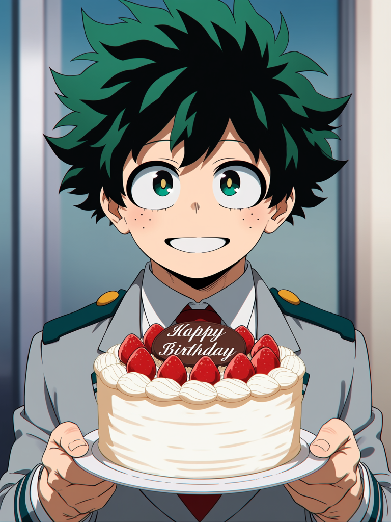 Happy birthday Deku 🎂 🥳 🎉 🎈 🎁 🎊