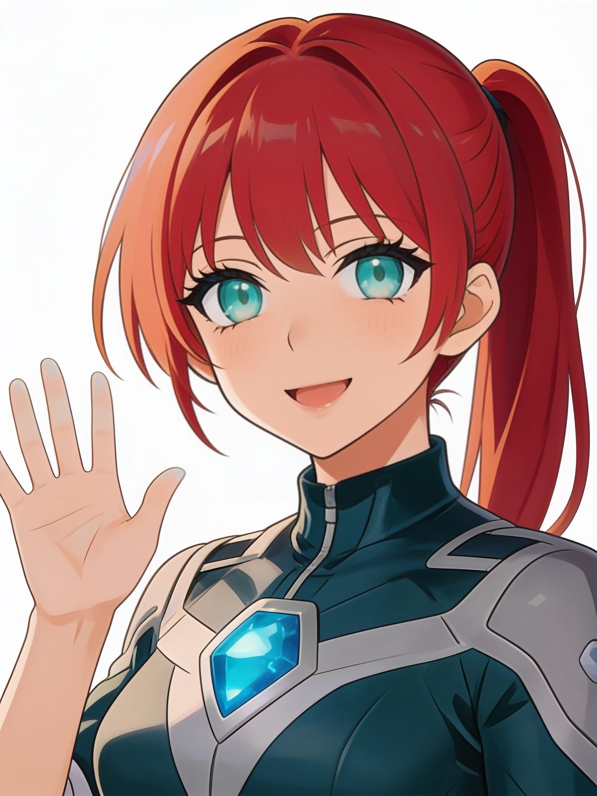 Mizu Waving Hello