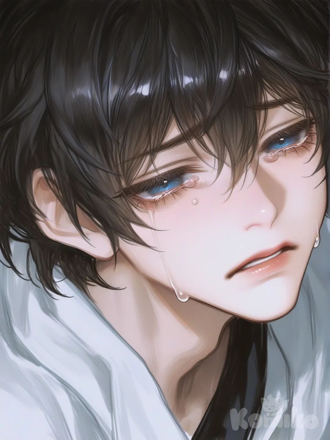 sad popular boy 