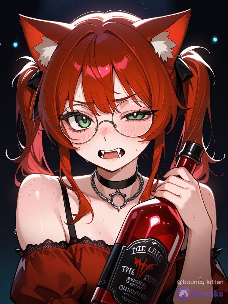 Ayala Rosen and red wine 🦊🍷