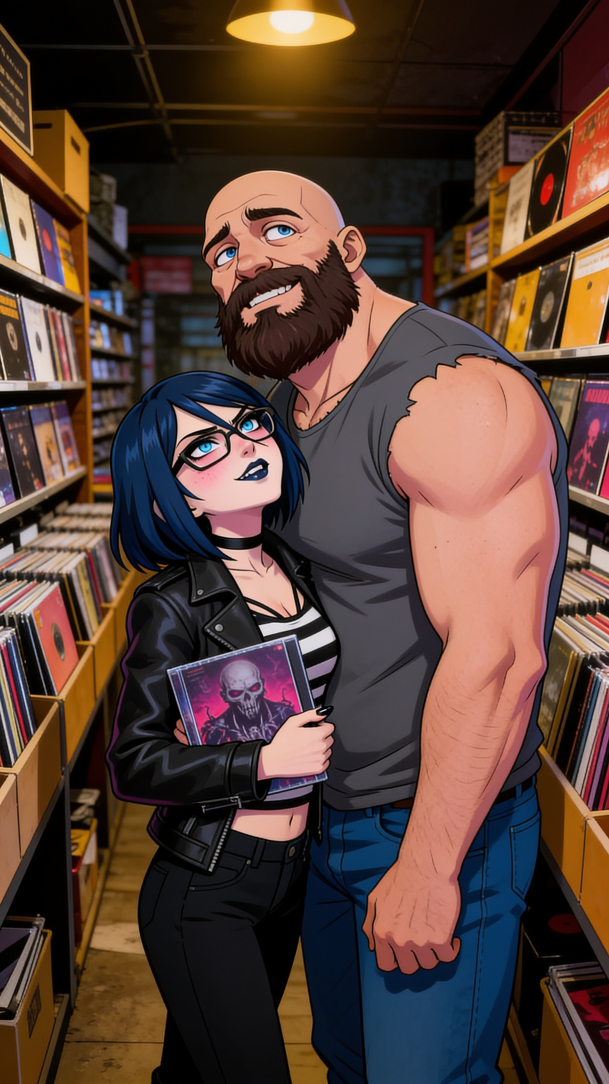Sally and Biff in Public