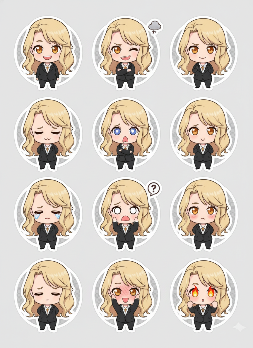 Chibi Marisa Stickers