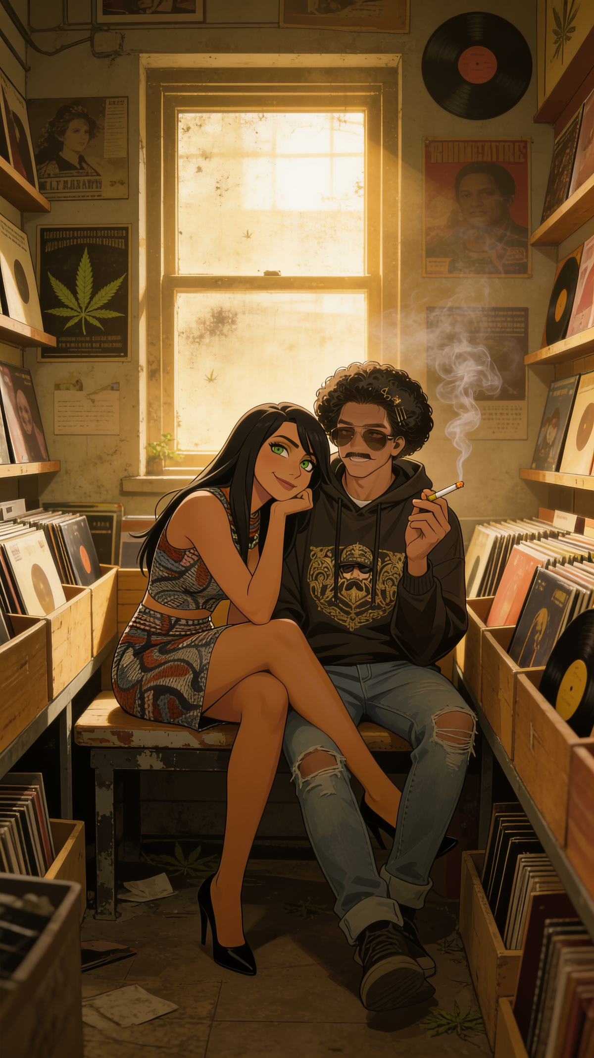 Amber & François Chillin' Together