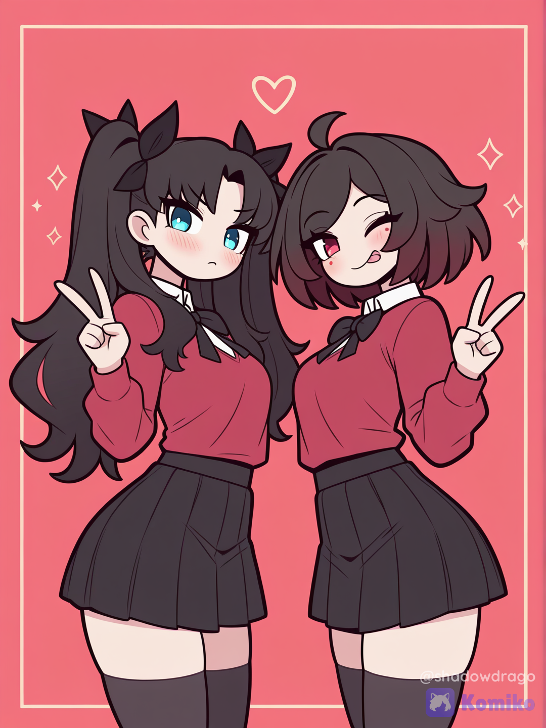 Sparkle & Rin twining