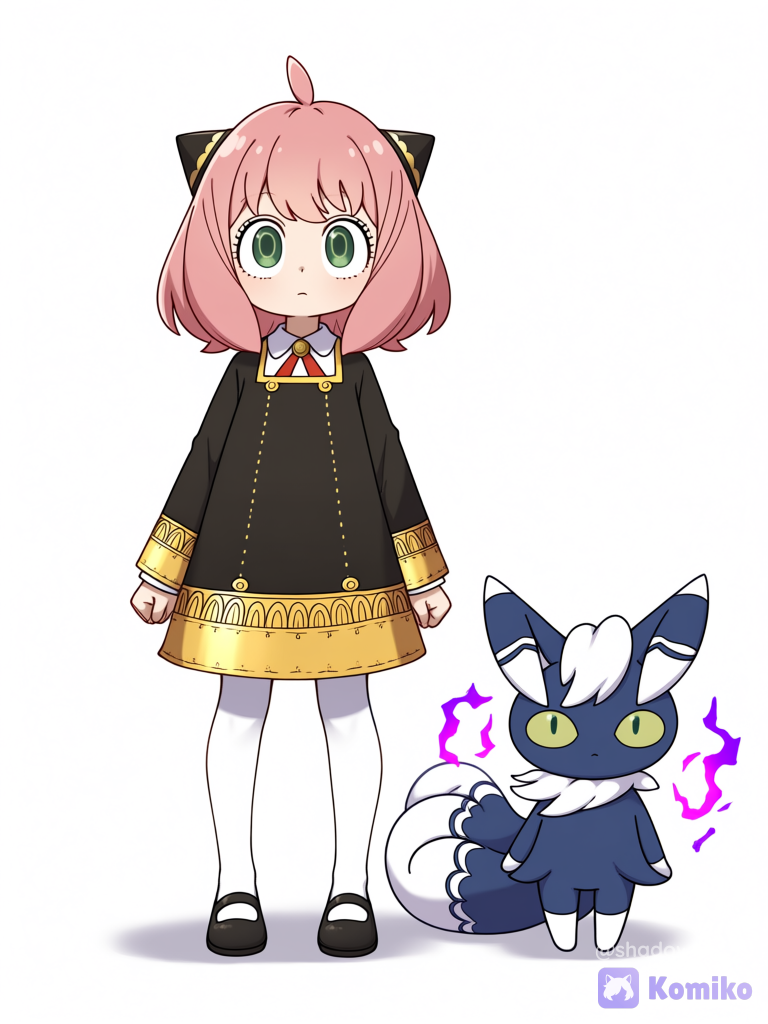 an Esper and a Meowstic