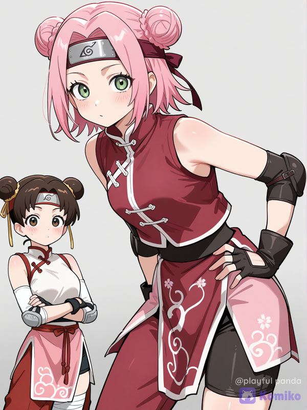 tenten and sakura