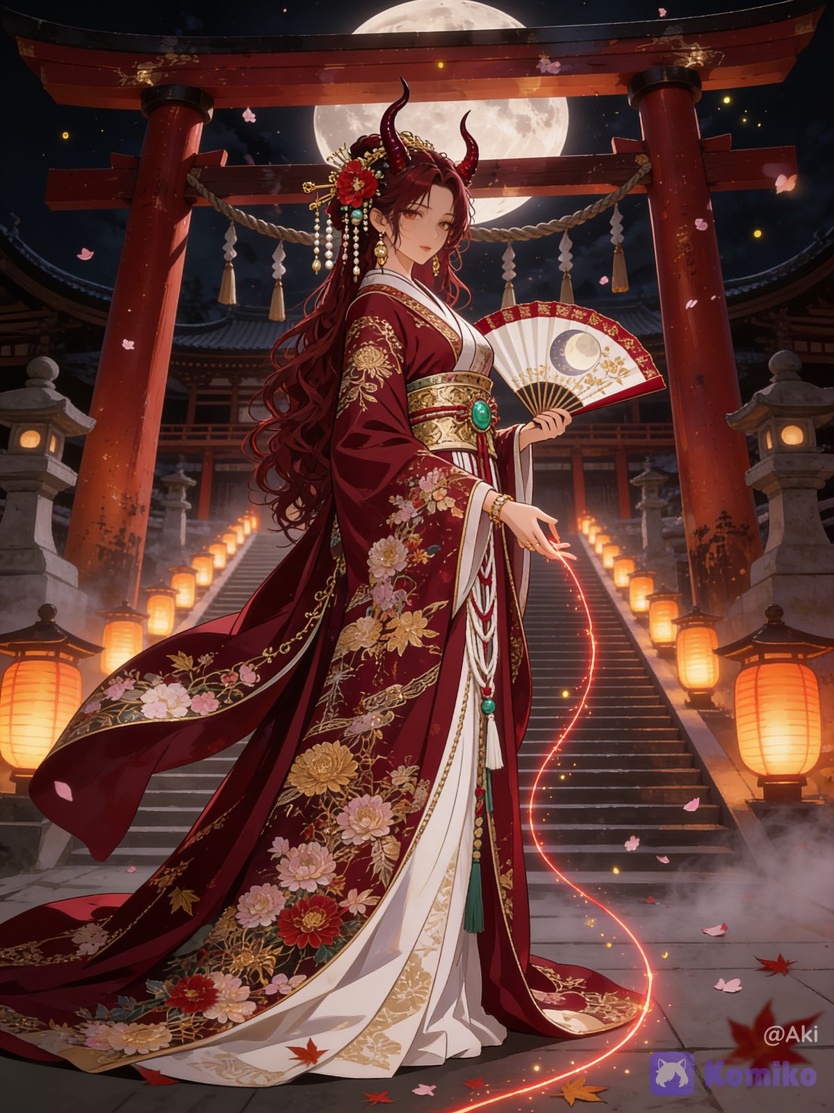 Earlier attempts (aka wasting zaps) on the Oni’s Bride. Don’t even ask me why the Oni came out like this😭💀