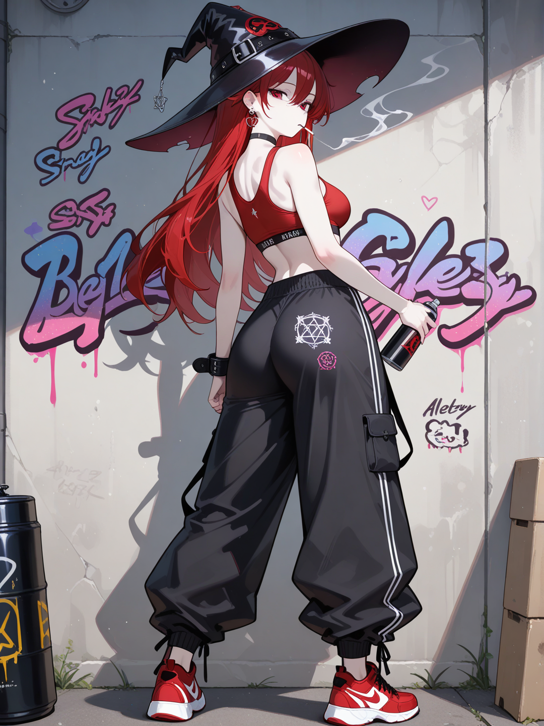 Witch Girl tagging
