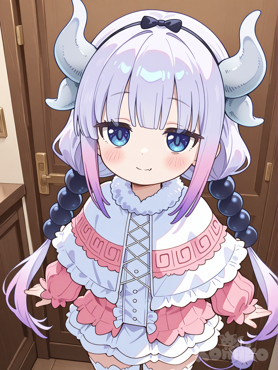 Kanna being her cute self as always!
