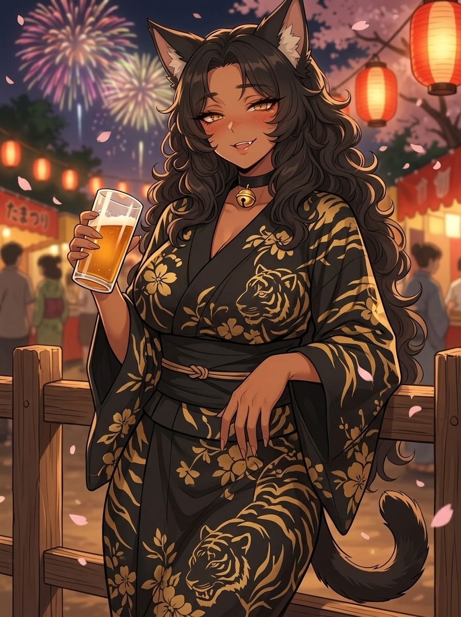 "the fireworks make me dizzy~"
