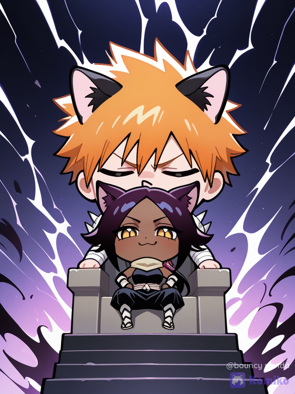 Ichigo and yoruichi