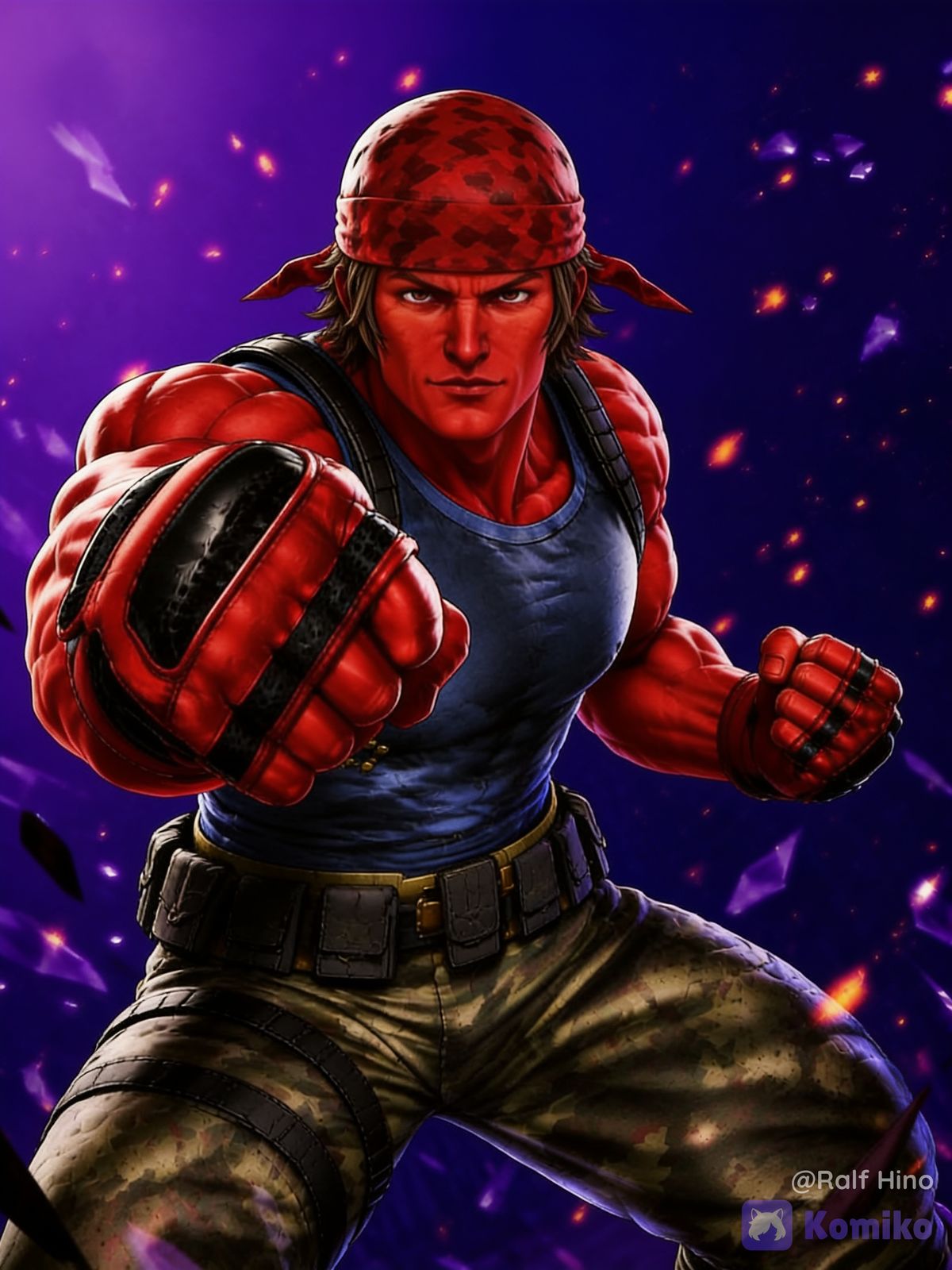 Ralf Jones Modo Ira/Ralph Jones Rage Mode