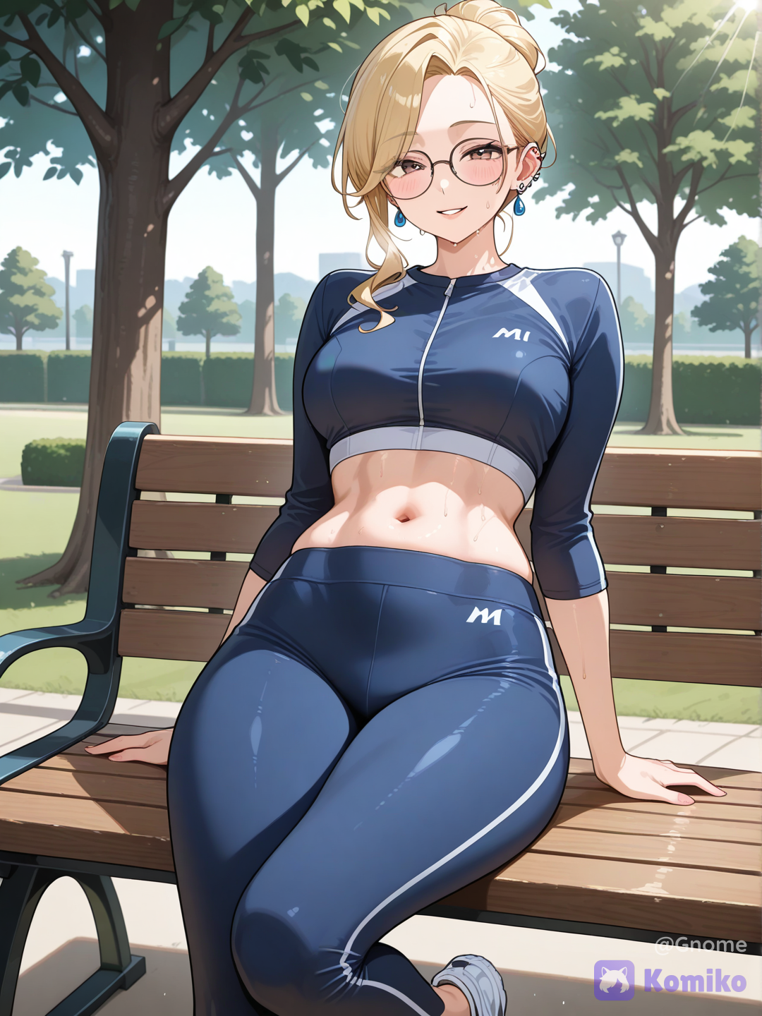 After jogging