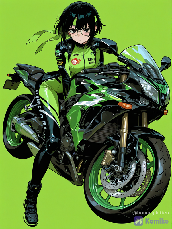 SHUT UP AND DRIVE !! 💚🏍️