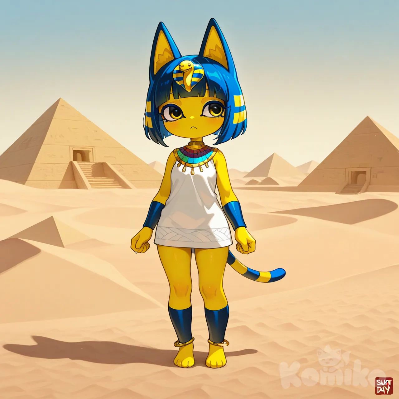 @Ankha_(Animal_Crossing) in egypt