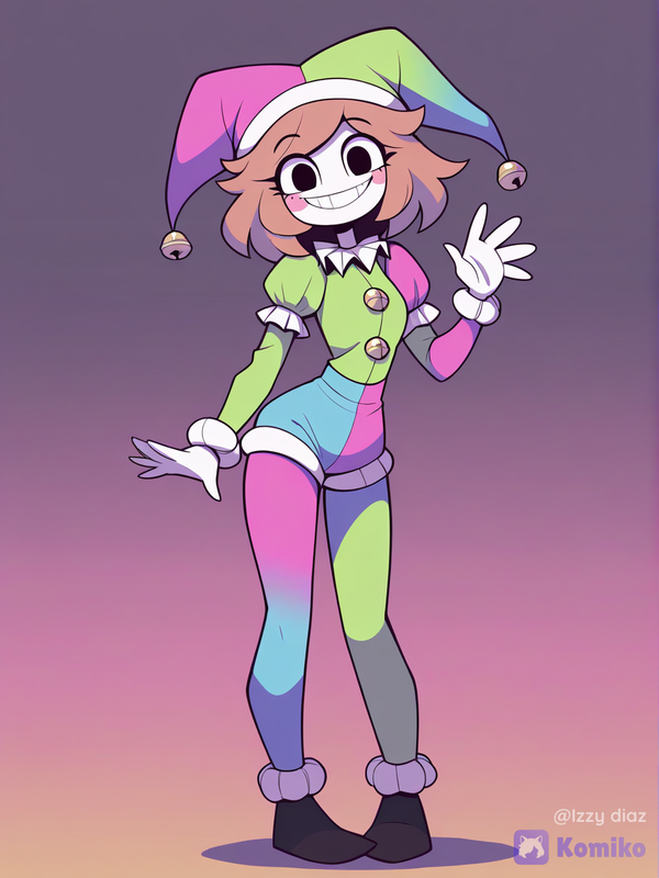 pip the jester girl